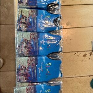 Florida Beach Scene Can Coolers lot of 25 new in plastic
